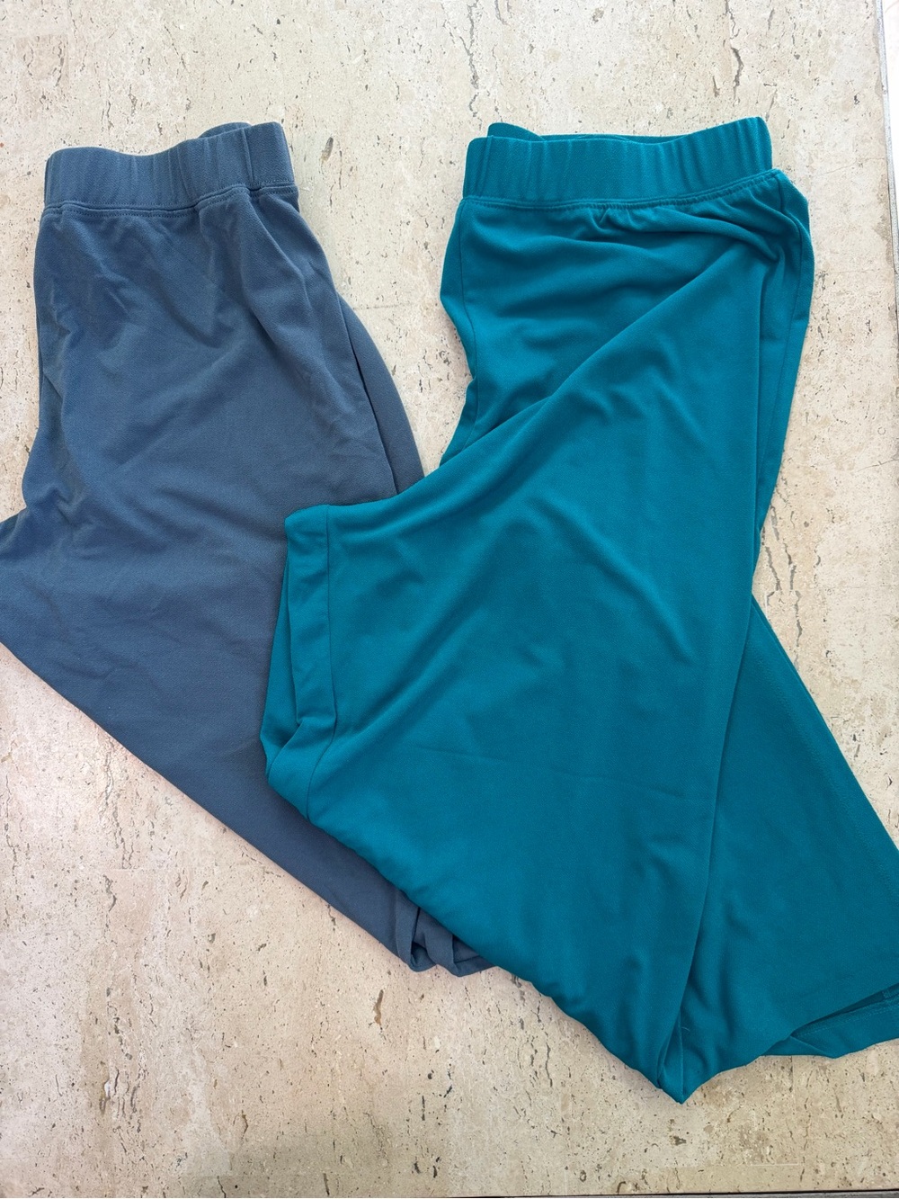 Simonton Says Vintage 1990’s Draped Cropped Polyester Crepe Pants 2 Pairs Large